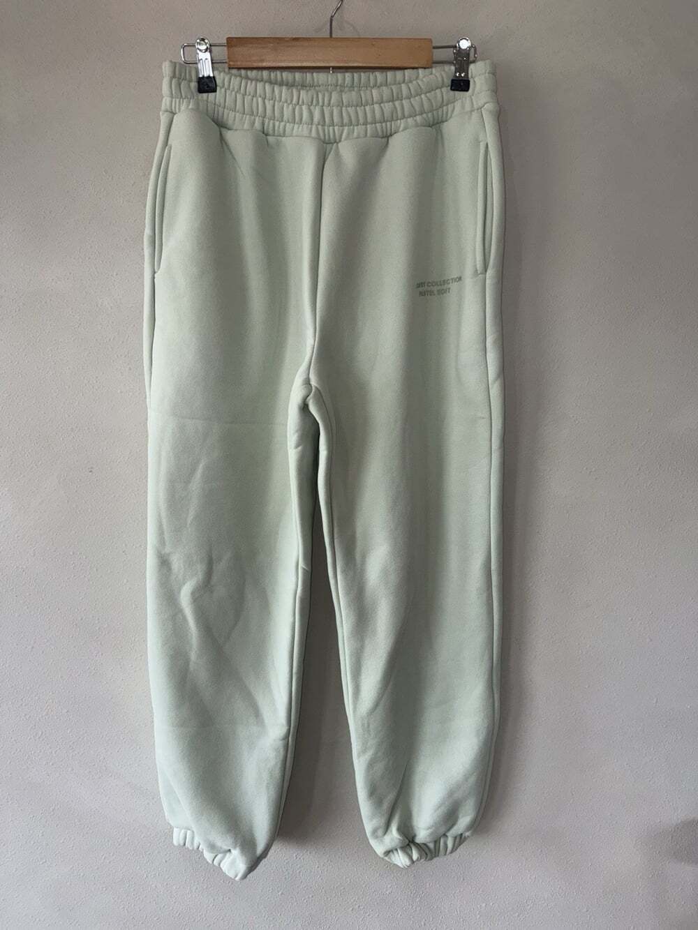 Comfrt Green Joggers Sweatpants Oversized Fleece Cozy Lounge Women's Medium M